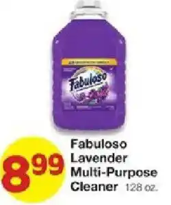 United Supermarkets Fabuloso lavender multi-purpose cleaner offer