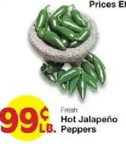 United Supermarkets Fresh Hot Jalapeño Peppers offer