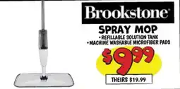 Ollie's Brookstone spray mop offer