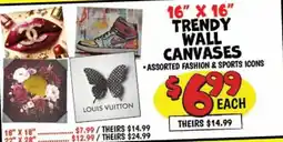 Ollie's Trendy Wall Canvases offer