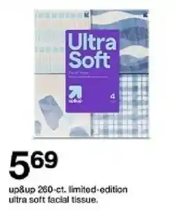 Target up&up ultra soft facial tissue offer