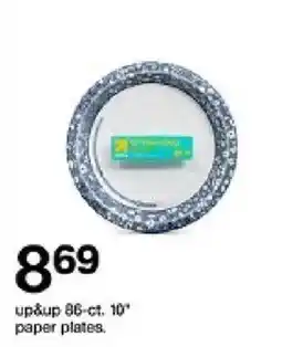 Target up&up paper plates offer