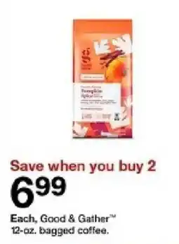 Target Good & Gather 12-oz. bagged coffee offer
