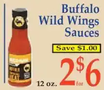 Market Basket Buffalo Wild Wings Sauces offer