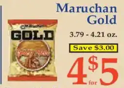 Market Basket Maruchan Gold offer