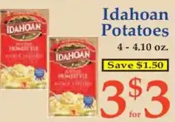 Market Basket Idahoan potatoes offer