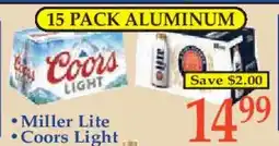 Market Basket Miller Lite Coors Light offer