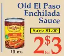 Market Basket Old El Paso Enchilada Sauce offer
