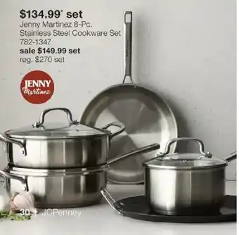 Jenny Martinez 8-Pc. Stainless Steel Cookware Set