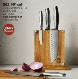 JC Penney Jenny Martinez 5-Pc. Cutlery Set offer