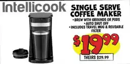 Ollie's Intellicook single serve coffee maker offer