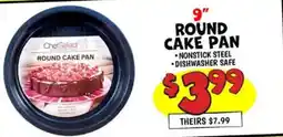 Ollie's ChefSelect round cake pan offer