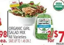 Ingles Markets Organic Girl Salad Mix offer