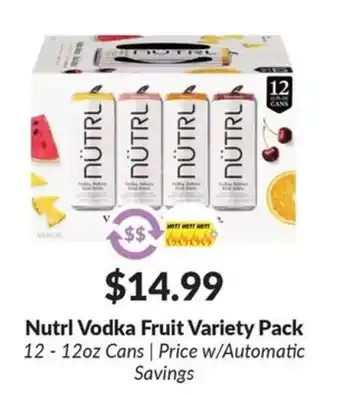 Nutrl Vodka Fruit Variety Pack