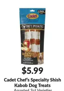 Woodman's Cadet Chef's Specialty Shish Kabob Dog Treats offer