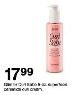 Target Glimmr Curl Babe curl cream offer