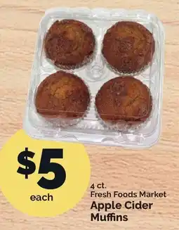 Harris Teeter Fresh Foods Market Apple Cider Muffins offer