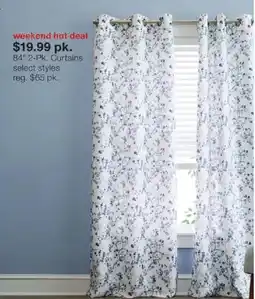 JC Penney Select Styles Curtains offer