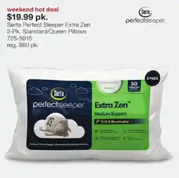 JC Penney Serta Perfect Sleeper Extra Zen offer