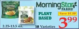 Market Basket Morning Star Farms Plant Based offer