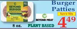 Market Basket Beyond Meat Burger Patties offer