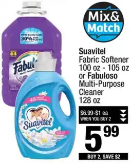 Super King Markets Suavitel Fabric Softener or Fabuloso Multi-Purpose Cleaner offer