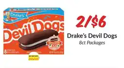 Woodman's Drake's Devil Dogs offer