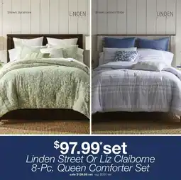 JC Penney Linden Street Or Liz Claiborne 8-Pc. Queen Comforter Set offer