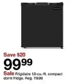 Target Frigidaire compact dorm fridge offer