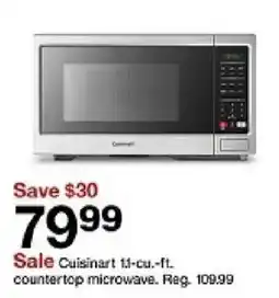 Target Cuisinart countertop microwave offer