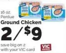 Harris Teeter Perdue ground chicken offer