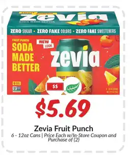 Woodman's Zevia Fruit Punch offer