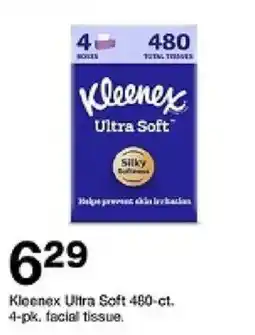 Target Kleenex ultra soft facial tissue offer