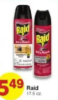 United Supermarkets Raid ant & roach offer