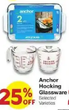 United Supermarkets Anchor Hocking Glassware offer
