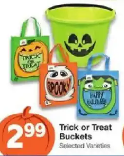 United Supermarkets Trick or Treat Buckets offer