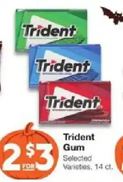 United Supermarkets Trident Gum offer