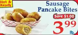 Market Basket Sausage Pancake Bites offer