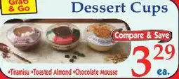 Market Basket Dessert Cups offer