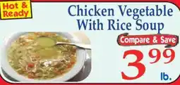 Market Basket Chicken Vegetable With Rice Soup offer