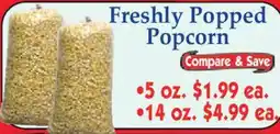 Market Basket Freshly Popped Popcorn offer
