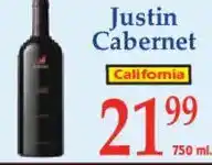 Market Basket Justin Cabernet offer