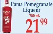 Market Basket Pama Pomegranate Liqueur offer