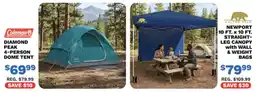 Big 5 Coleman diamond peak 4-person dome tent offer