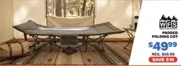 Big 5 World Famous Sports Padded Folding Cot offer