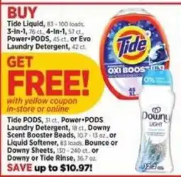 H-E-B Tide Laundry Detergent offer