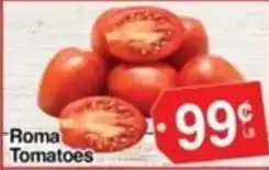 Superior Grocers Roma Tomatoes offer