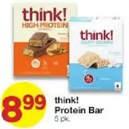United Supermarkets think! Protein Bar offer