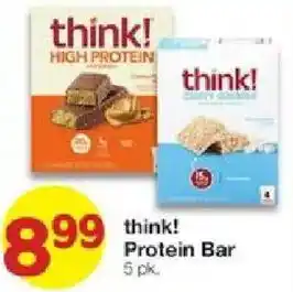 United Supermarkets think! Protein Bar offer
