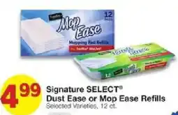 United Supermarkets Signature SELECT Dust Ease or Mop Ease Refills offer